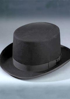 Black top hat