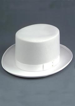White top hat